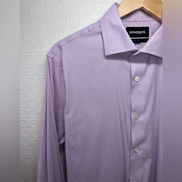 Bonobos Mens 17 35 Tailored Fit Stretch Long Sleeve Button Down Shirt - Picture 4 of 8
